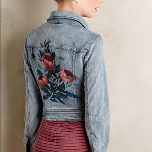 Pilcro Rosegarden Denim Jacket